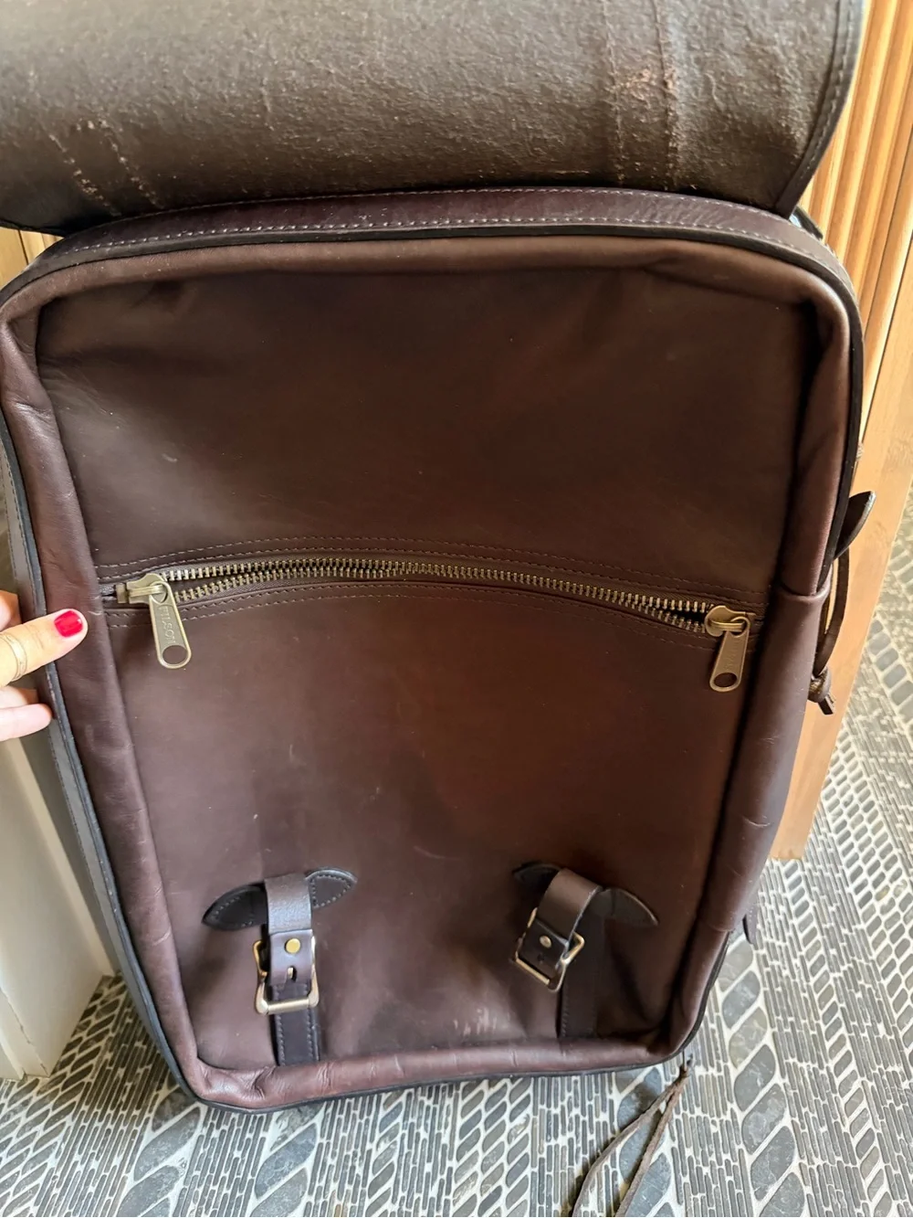 FILSON WEATHERPROOF ROLLING CARRY-ON SUITCASE | SIERRA BROWN